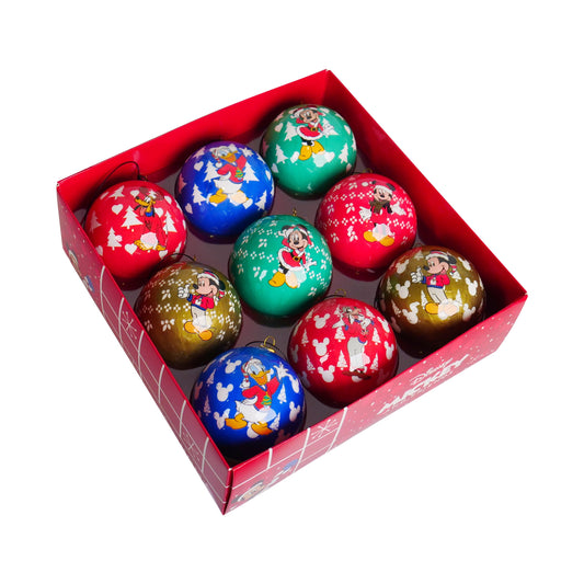 Mickey Mouse Christmas balls - Set of 9