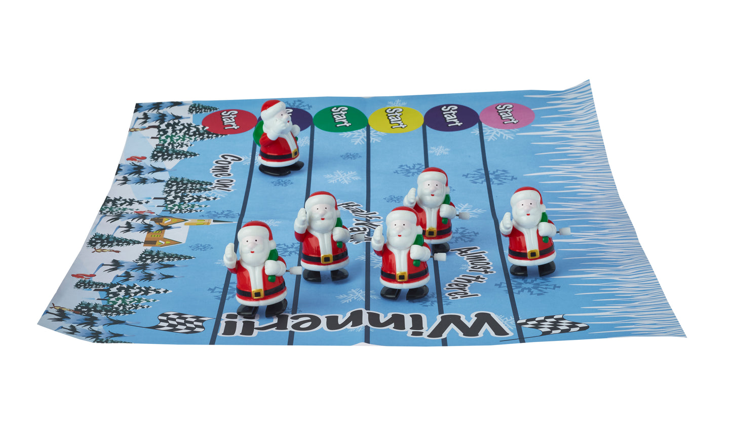 Racing Santa crackers from Robin Reed