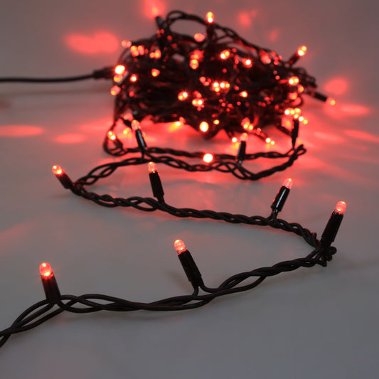 Christmas string lights. 10 meter outdoor. Red color