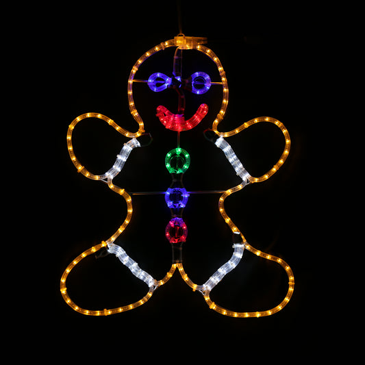 Gingerbread man - Outdoor Christmas Light - 55x67 cm