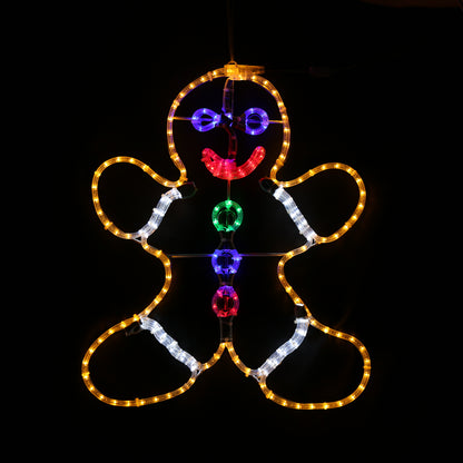 Gingerbread man - Outdoor Christmas Light - 55x67 cm