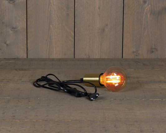 Copper base E27 hanging lamp socket