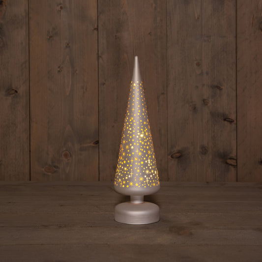 Christmas table lamp - battery operated Christmas tree design