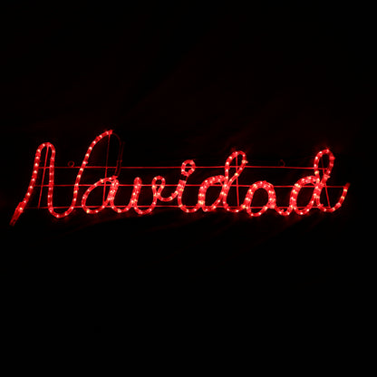 Letrero LED Feliz Navidad - 44x183cm