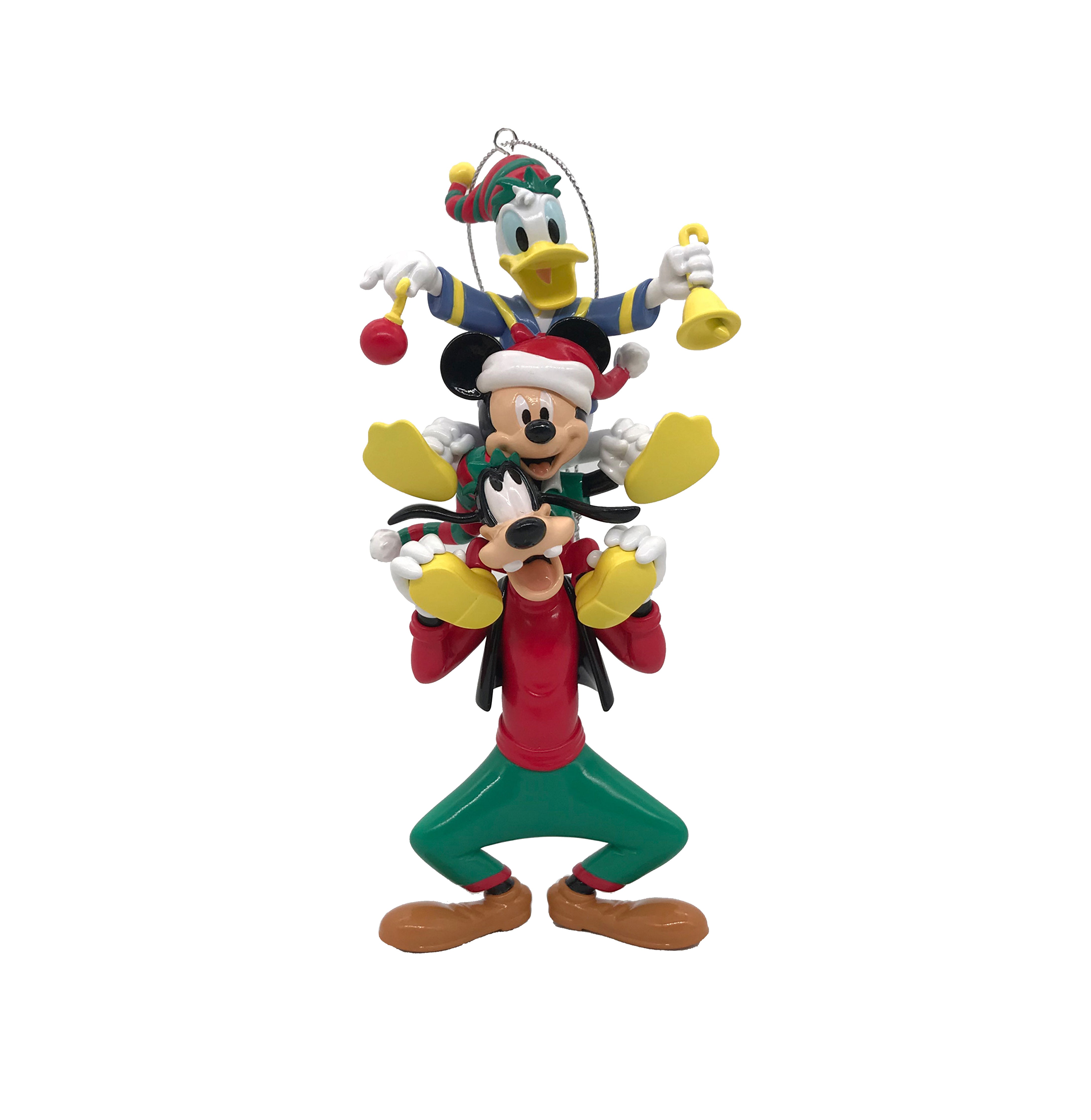 Disney Sunburst Mickey, Minnie, Goofy,Donald Duck,ChipNDale Lg Ornament Set of hot 5