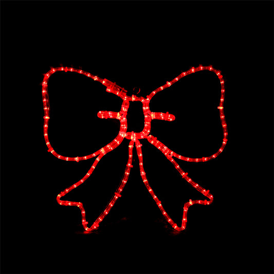 Red bow - 55x50 - outdoor Christmas lighting LED