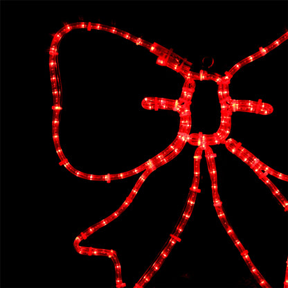 Red bow - 55x50 - outdoor Christmas lighting LED