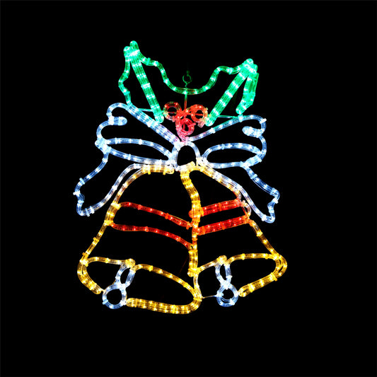 Bell - LED figure in many colors - 55x65cm